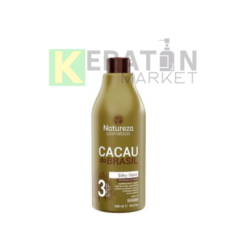 Natureza Cacau Маска шелковая регенирурующая 3 шаг 500мл