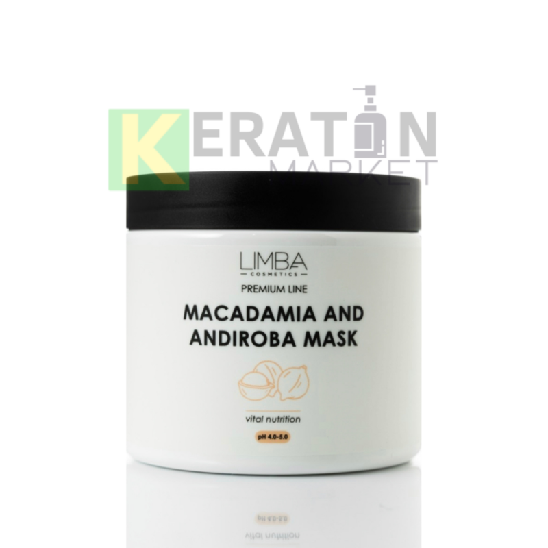 LIMBA PREMIUM LINE MACADAMIA AND ANDIROBA MASK маска для волос 500 ml