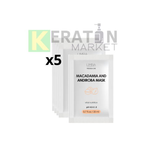 ПИТАТЕЛЬНАЯ МАСКА ДЛЯ ВОЛОС PREMIUM LINE MACADAMIA AND ANDIROBA MASK 5 саше