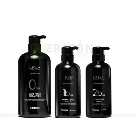 LIMBA Набор холодного ботокса для экстремально поврежденных волос PROTOCOL 1B/Step 2B 500 ml